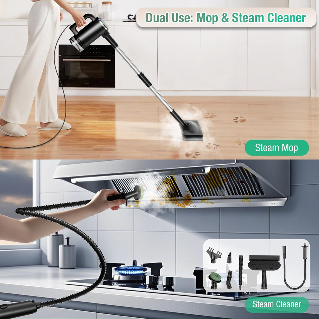 11-in-1 Detachable Handheld Steam Mop P560592