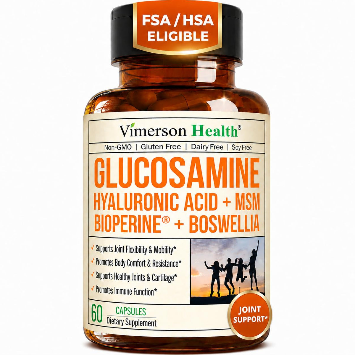 Glucosamine Sulfate 1000mg Joint Supplement 60 Caps Y536942