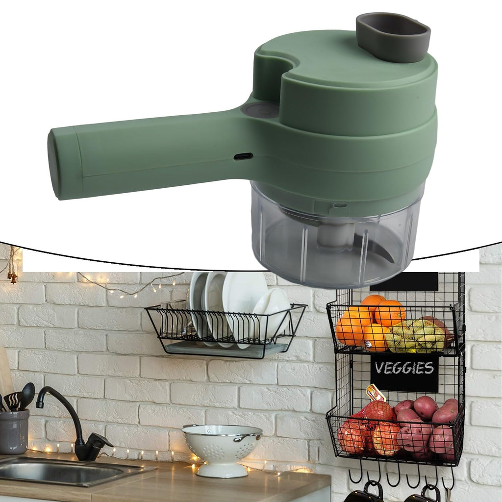 4 In 1 Portable Electric Vegetable Slicer Set P597254