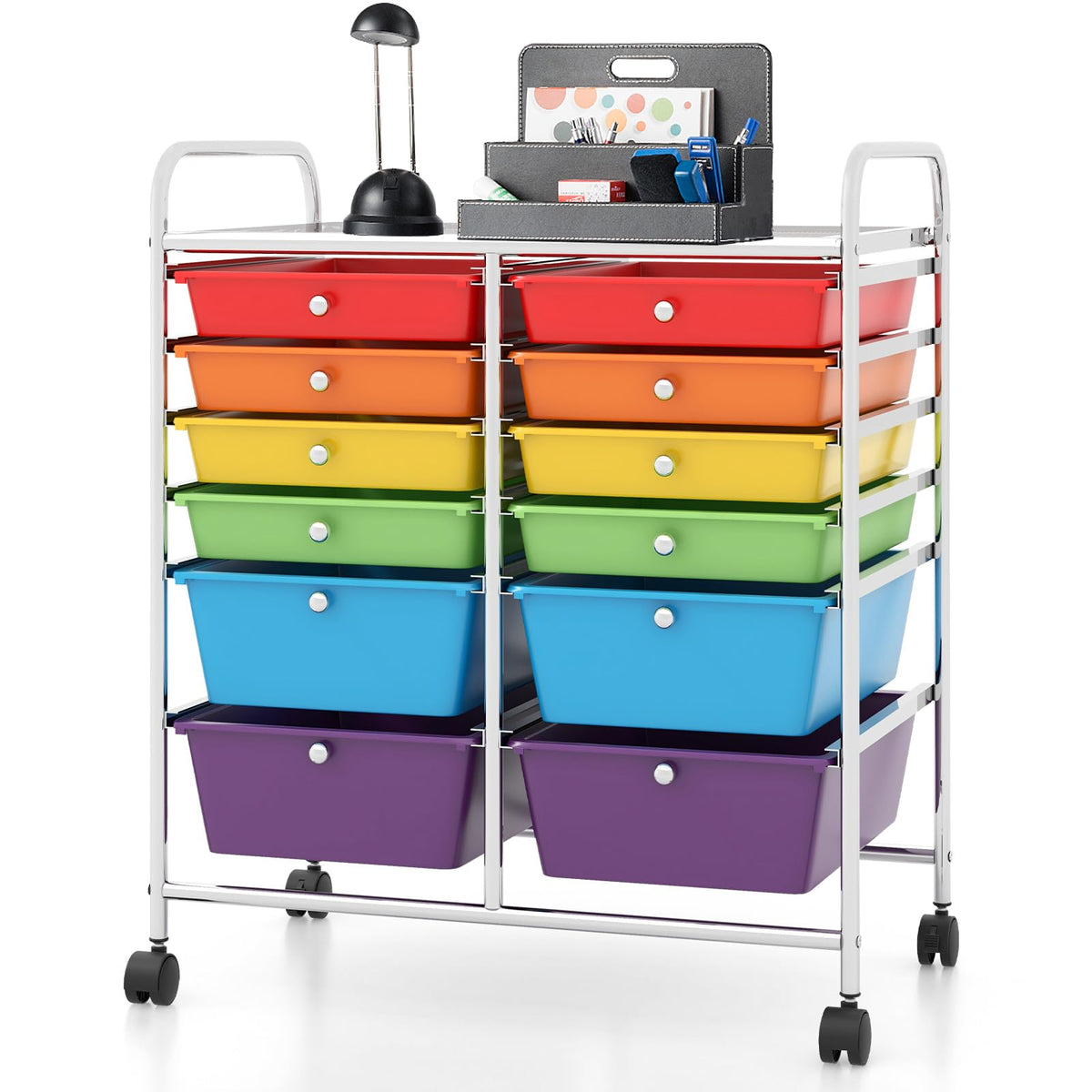 12 Drawer Rolling Storage Cart B718
