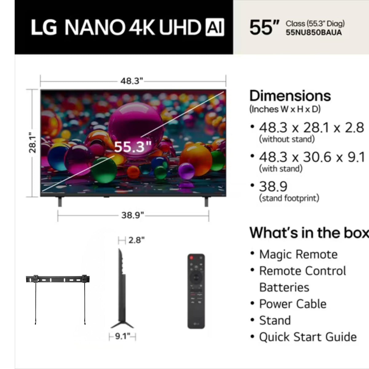 55-Inch 4K UHD Smart TV R667378
