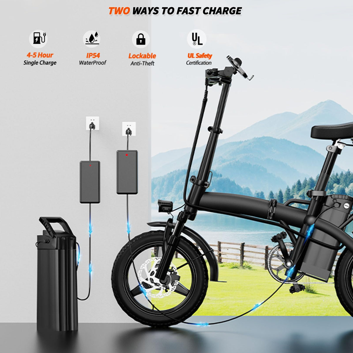 Foldable 500W Electric Bike Y52559