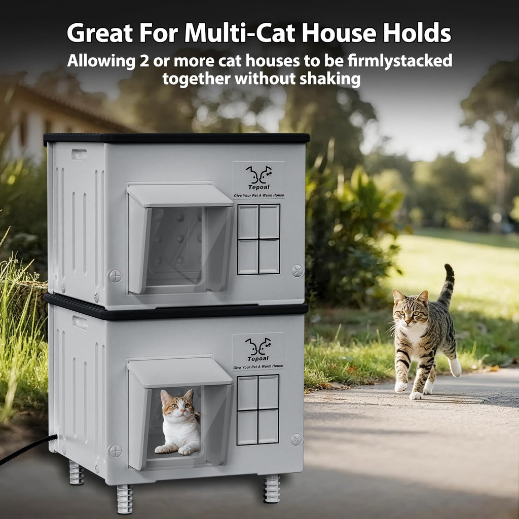 Heated Waterproof Insulated Cat House M983374