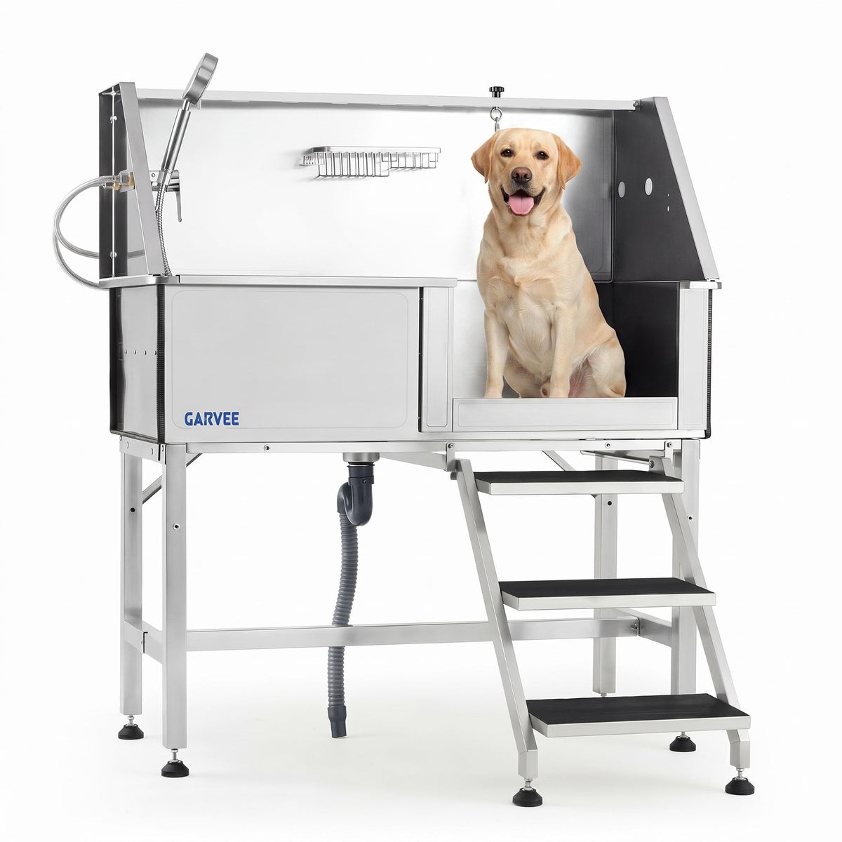 46 Inch Stainless Steel Dog Grooming Tub N797