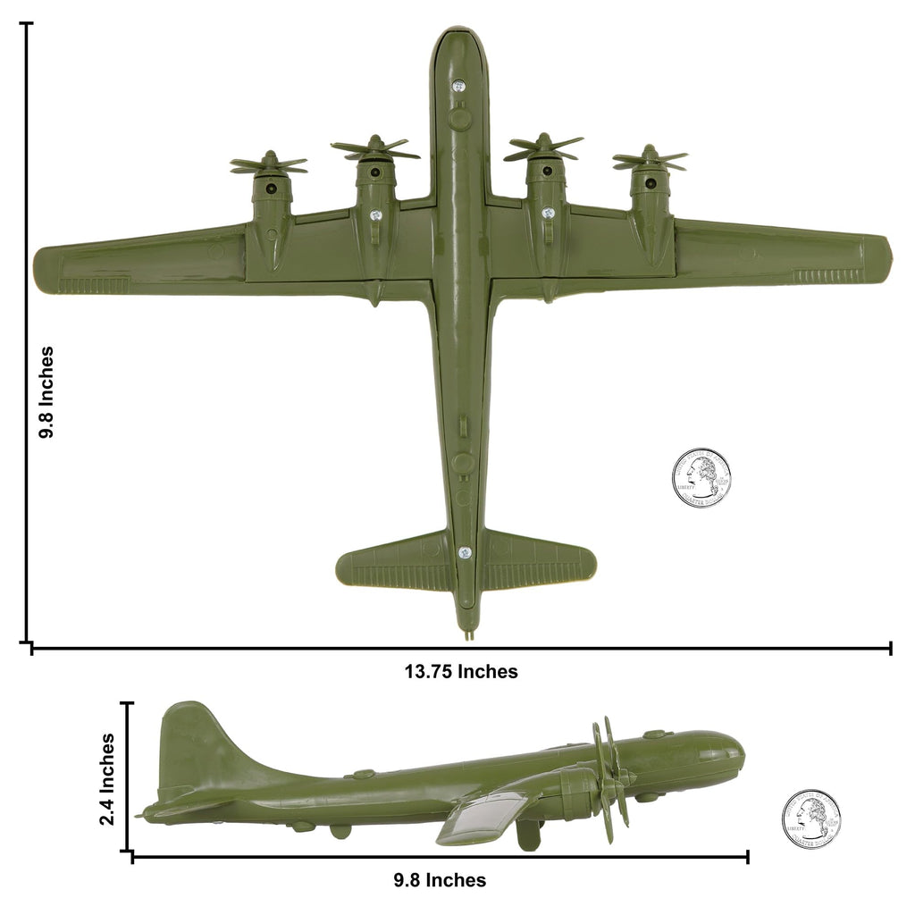 OD Green Plastic Bomber Plane D481
