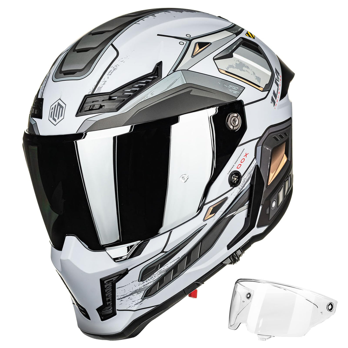 Full Face Motorcycle Helmet Dual Visor U618372