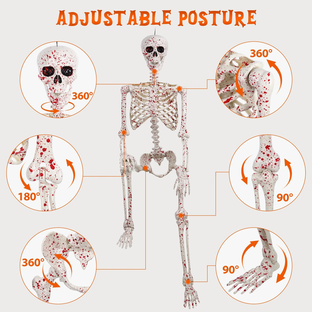 Life Size Posable Skeleton P303573