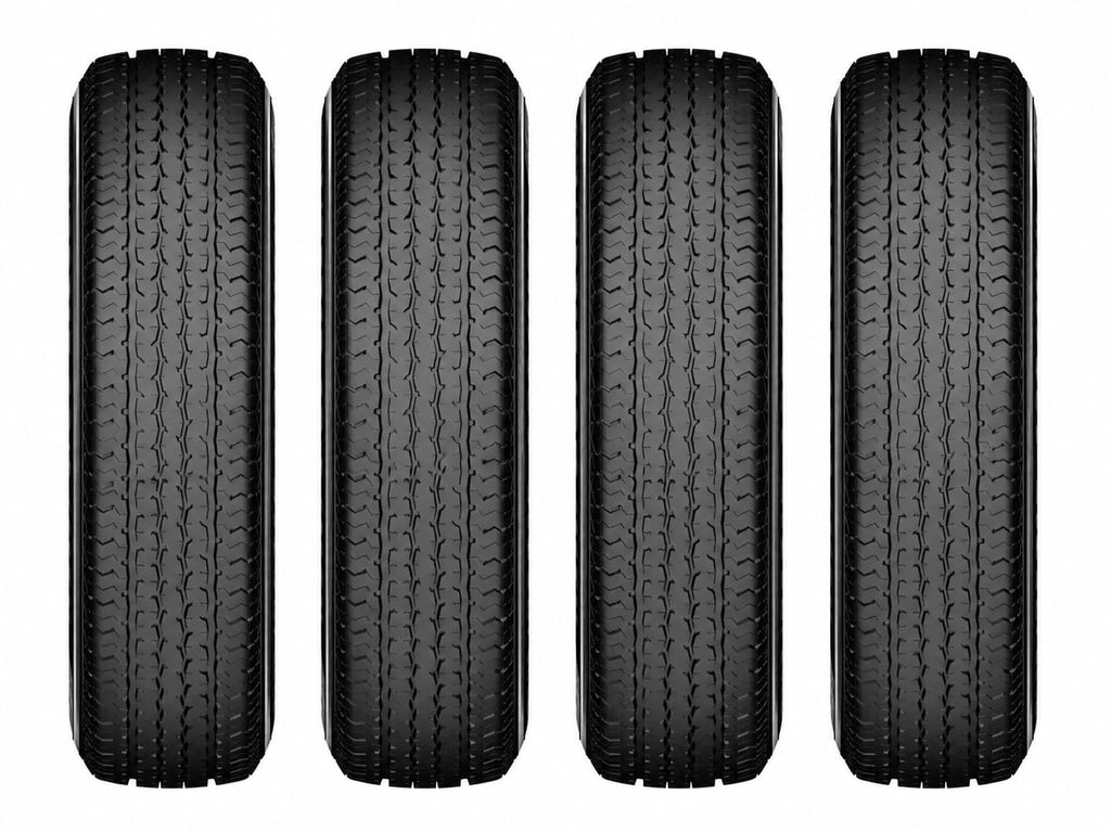 4 ST205/75R15 10PR Steel Belted Radial Trailer Tire X37798