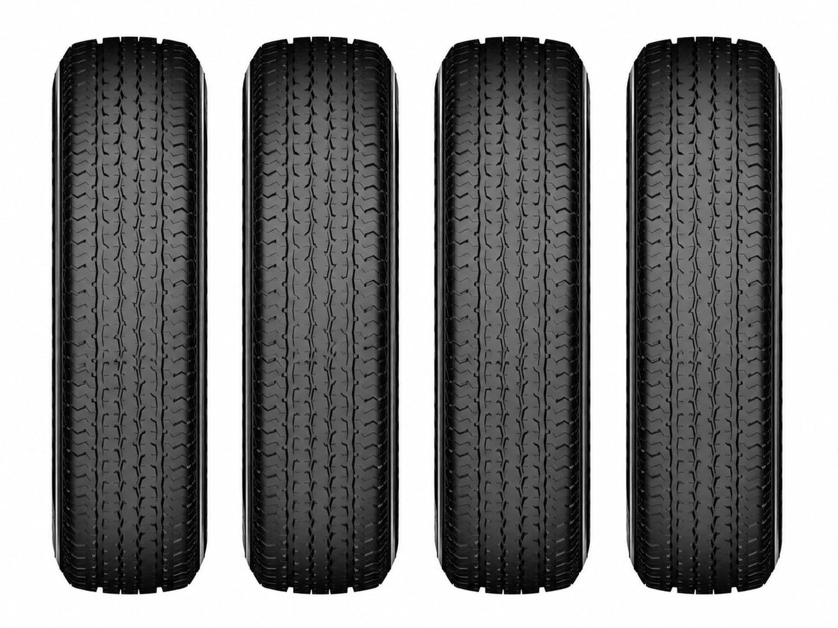 4 ST205/75R15 10PR Steel Belted Radial Trailer Tire X37798