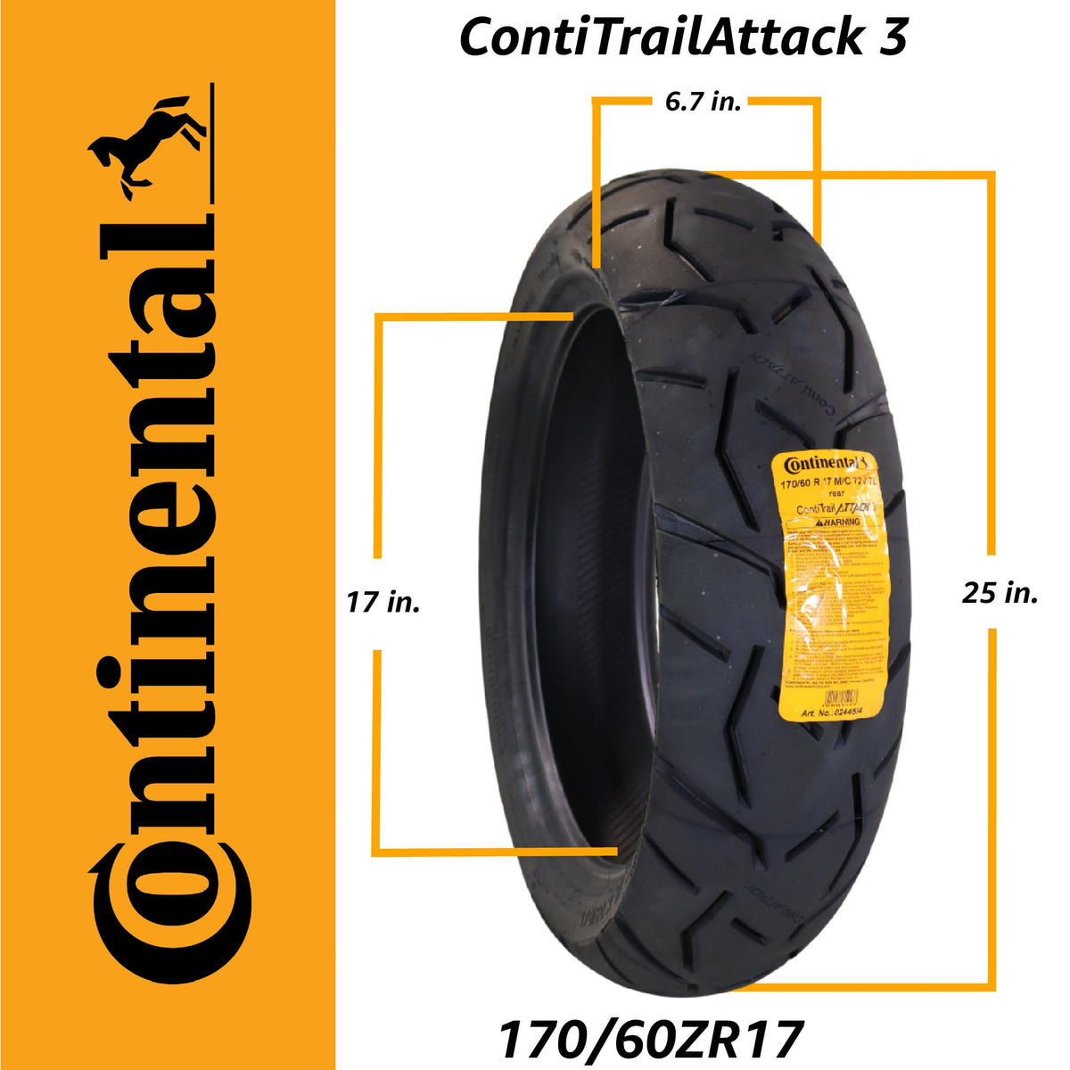 170/60R17 72V Motorcycle Tire Y529054