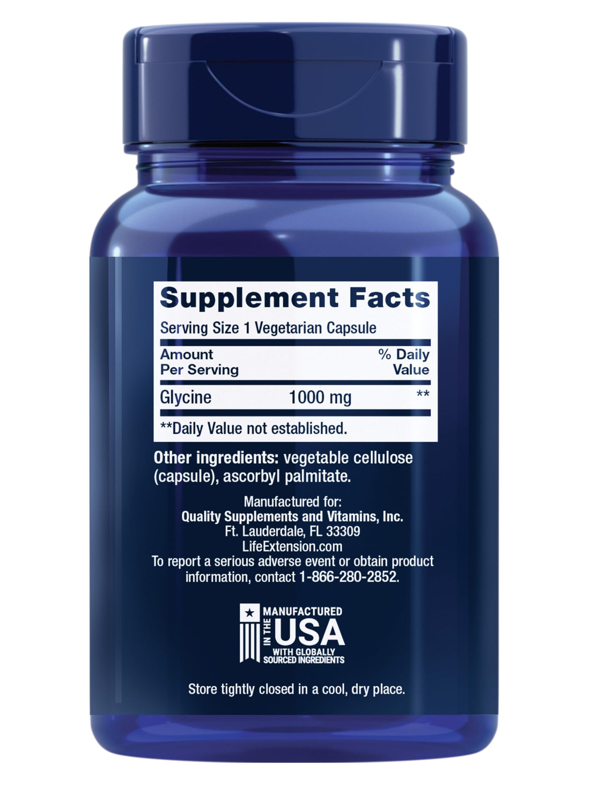 Glycine 1000 mg 100 Capsules M5616