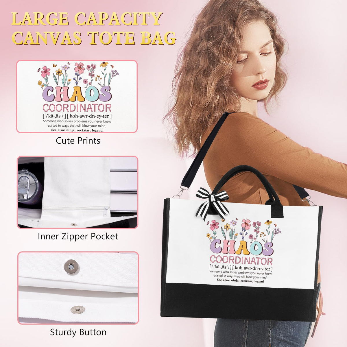 Appreciation Gift Basket with Tumbler Canvas Tote Bag J746396