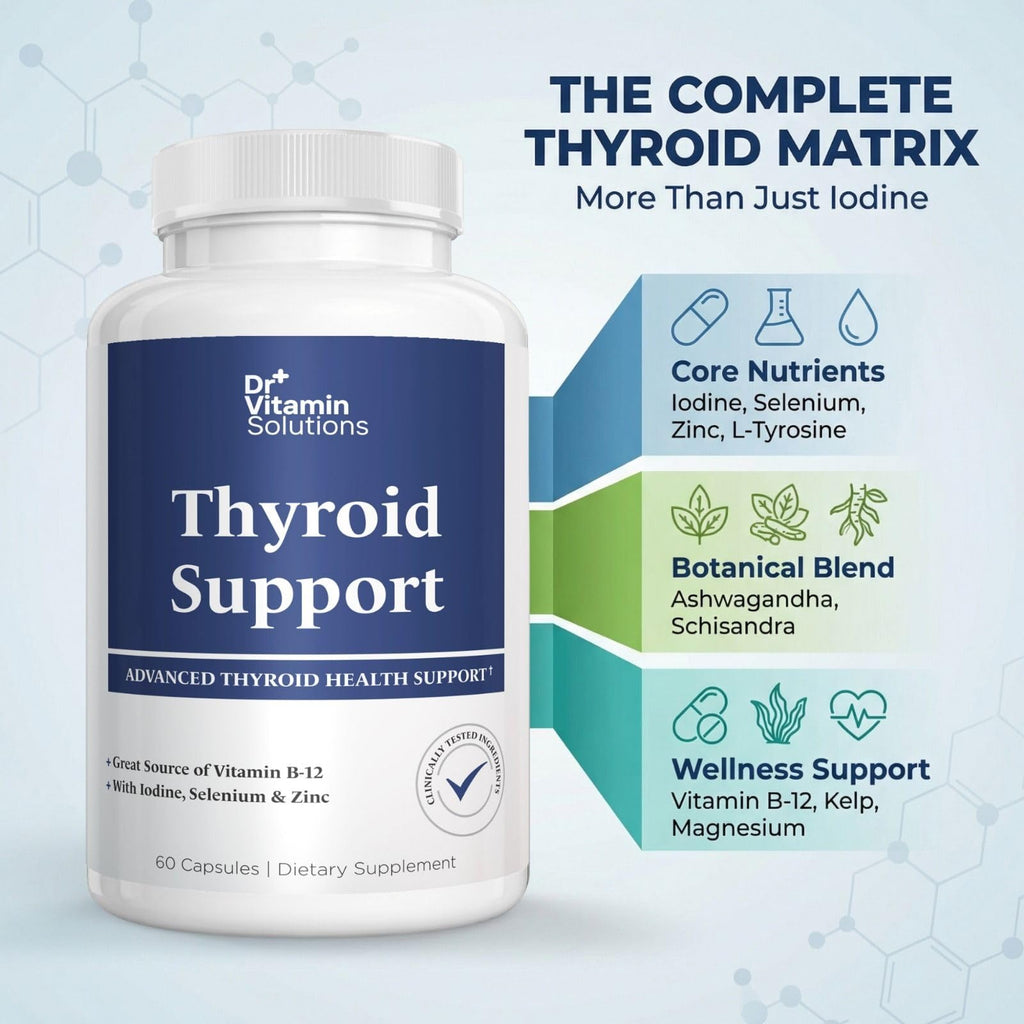 Iodine Thyroid Support Supplement 60 Capsules H76141
