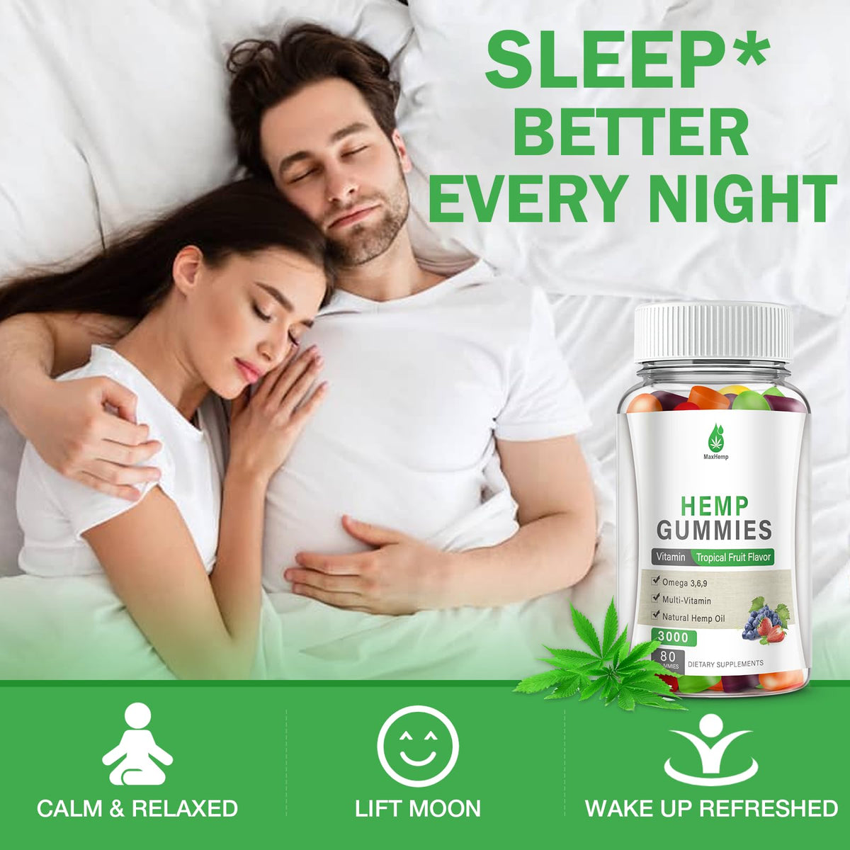 Hemp Gummies High Potency 2 Packs X1282