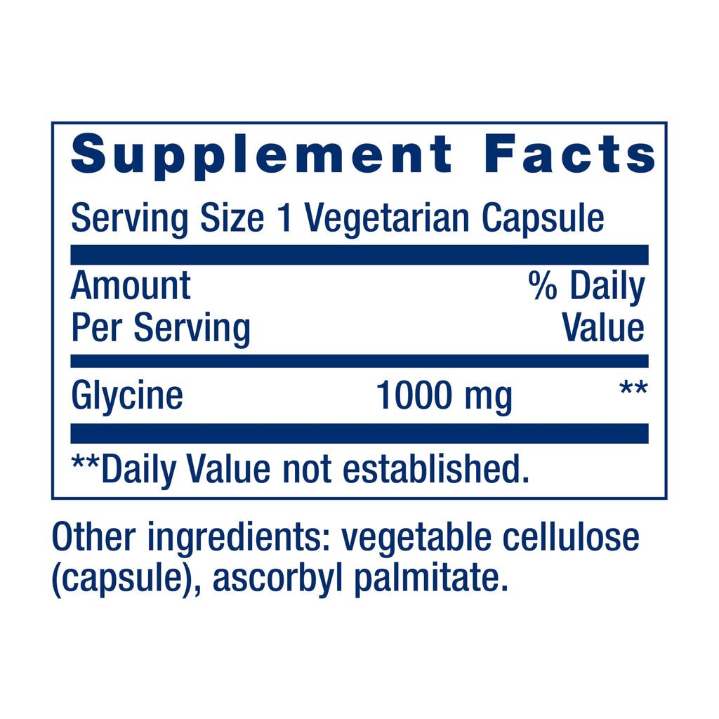 Glycine 1000 mg 100 Capsules M5616