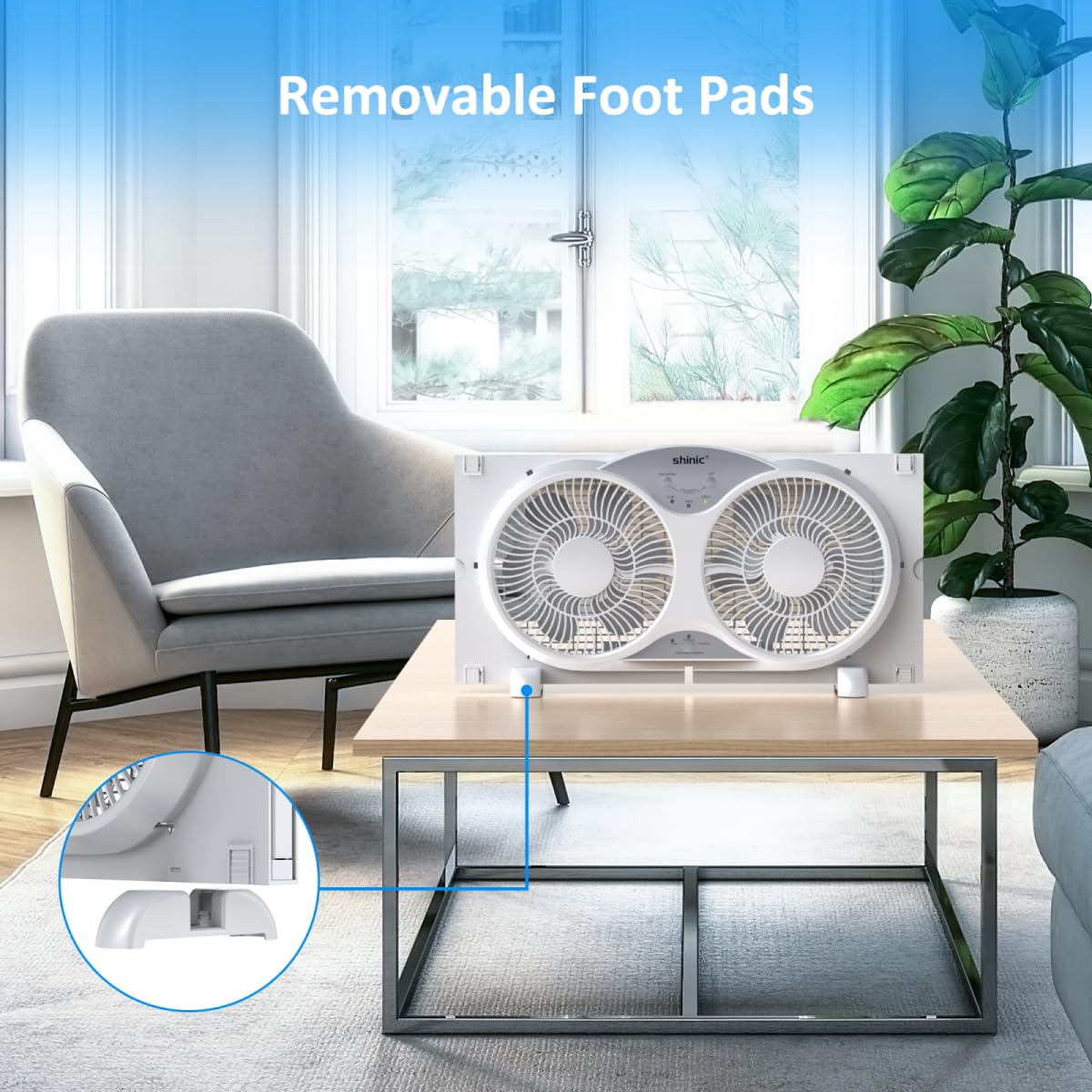 9" Reversible 3-Speed Window Fan B1403