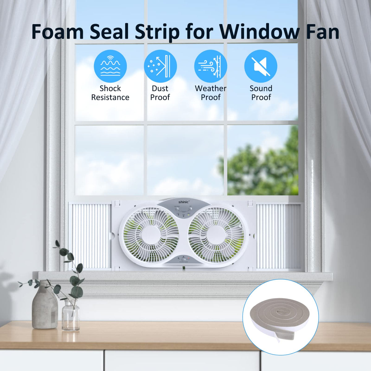 9" Reversible 3-Speed Window Fan B1403