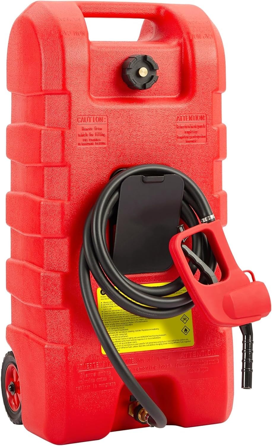 15 Gallon Portable Gas Caddy with Pump and 10FT Hose K29268