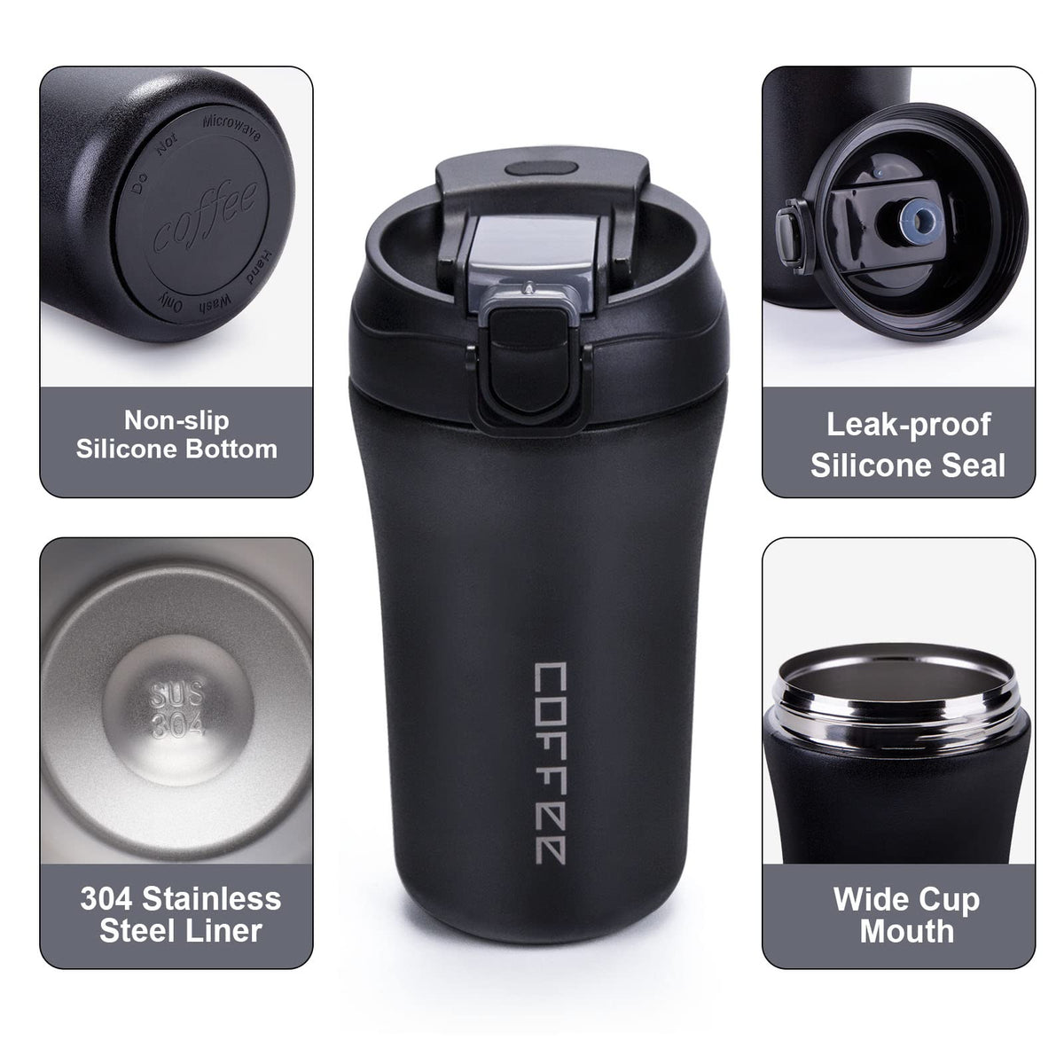 14 oz 2 Pack Vacuum Insulated Stainless Steel Tumbler L19430