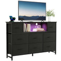 LED TV Stand Dresser with Charging Station A59678