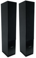Black Home Audio Tower Speakers 2-Pack X772