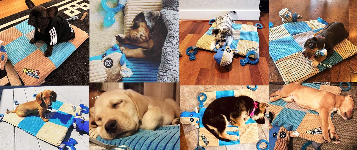Puppy Play Mat with Teething Toys Q339