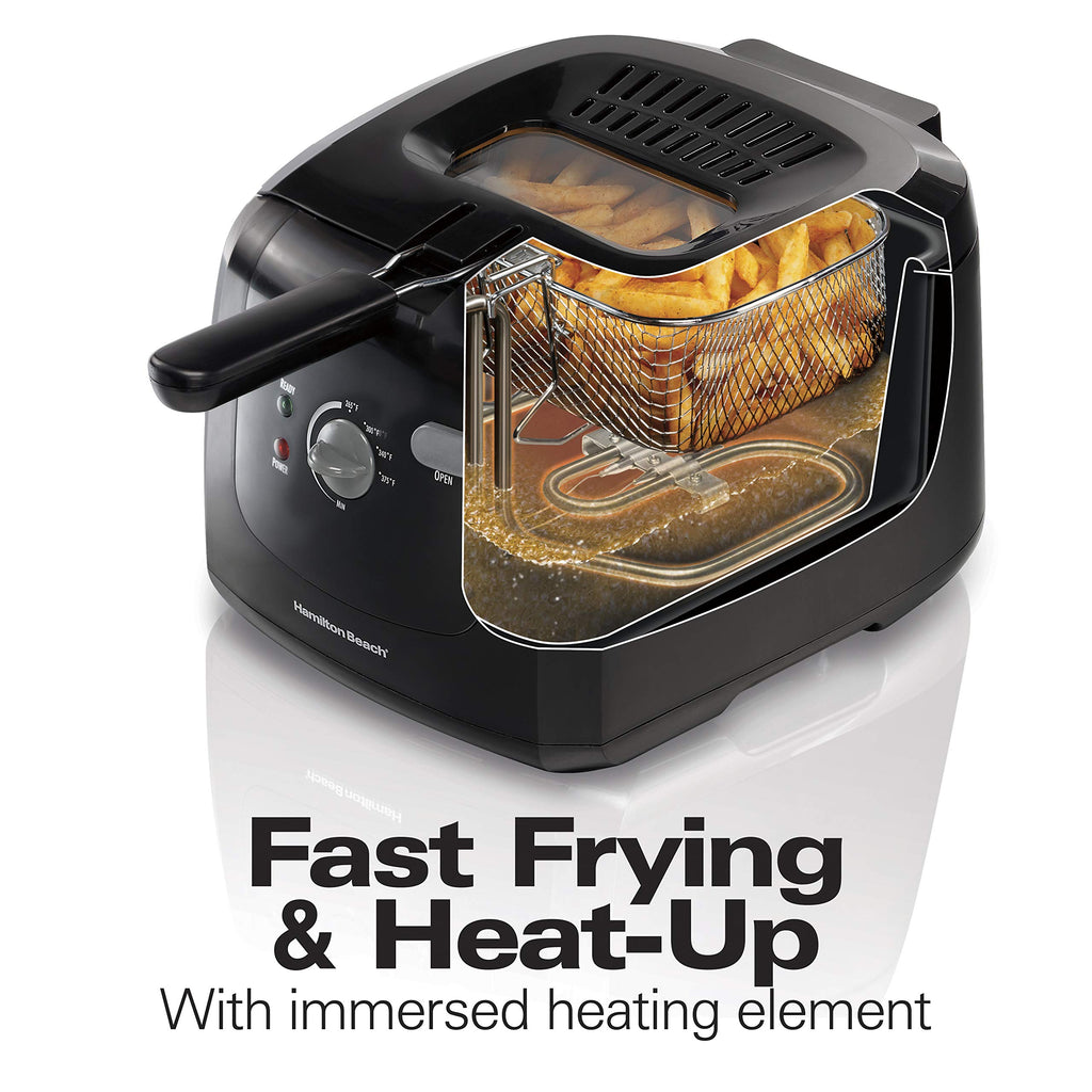 Cool Touch Electric Deep Fryer with Basket S33017