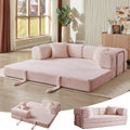 Pink 81 Inch Convertible Folding Sofa Bed K13912