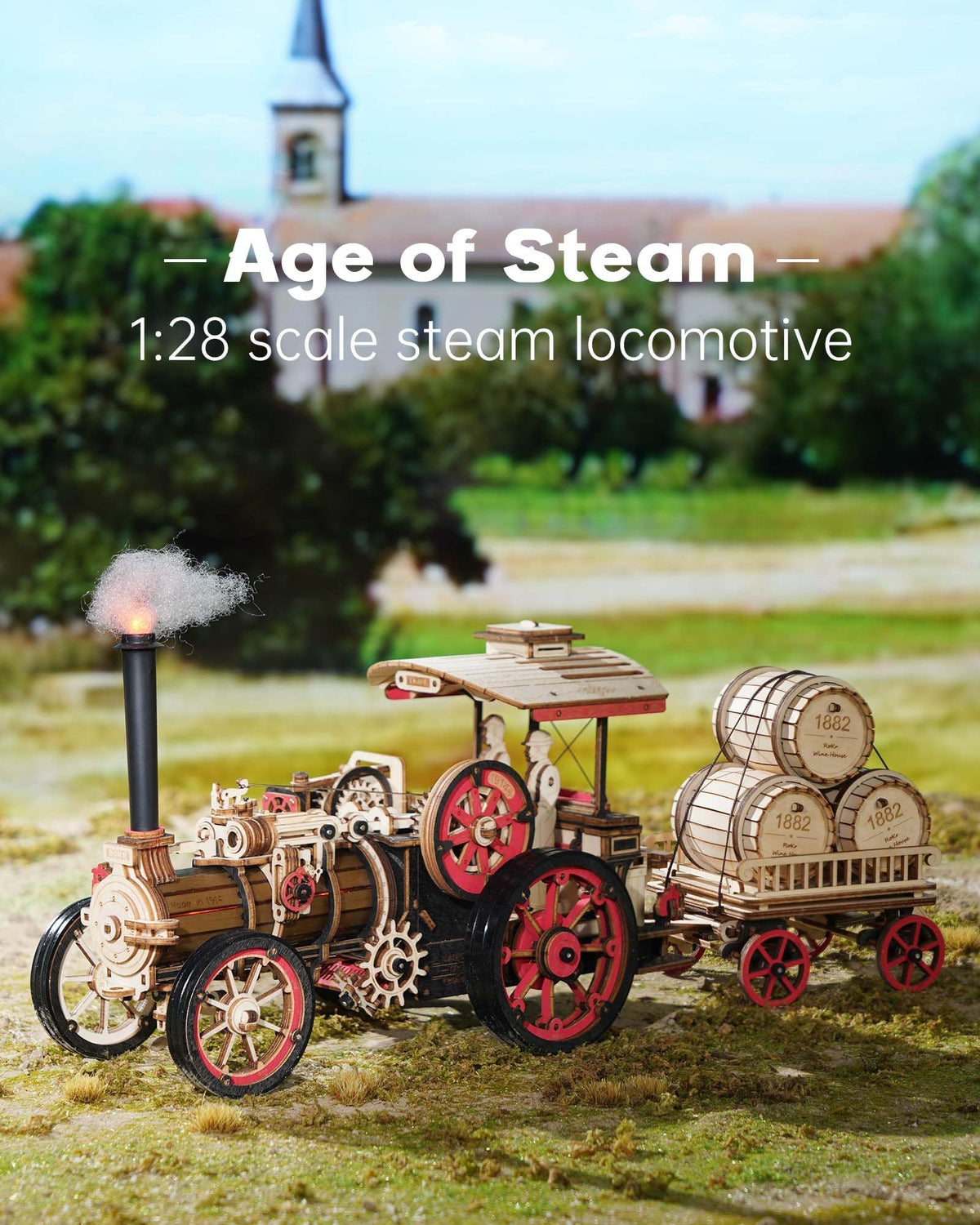 3D Puzzle 469pcs Wooden Mechanical Assembly Model Kit J410290