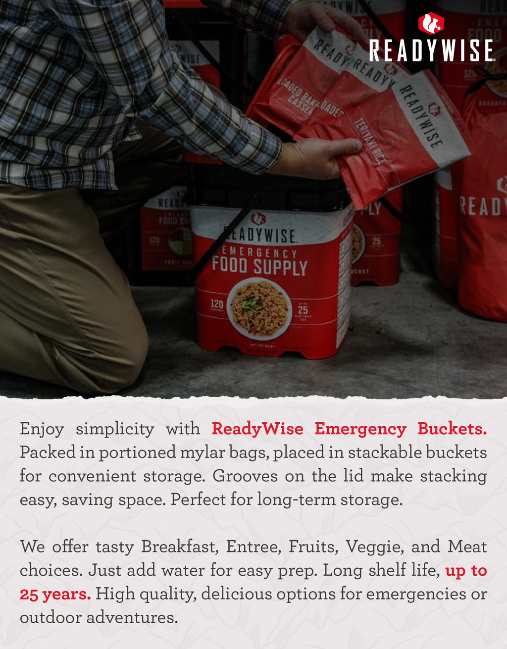 Emergency Survival Food Supply 120 Serving W24387