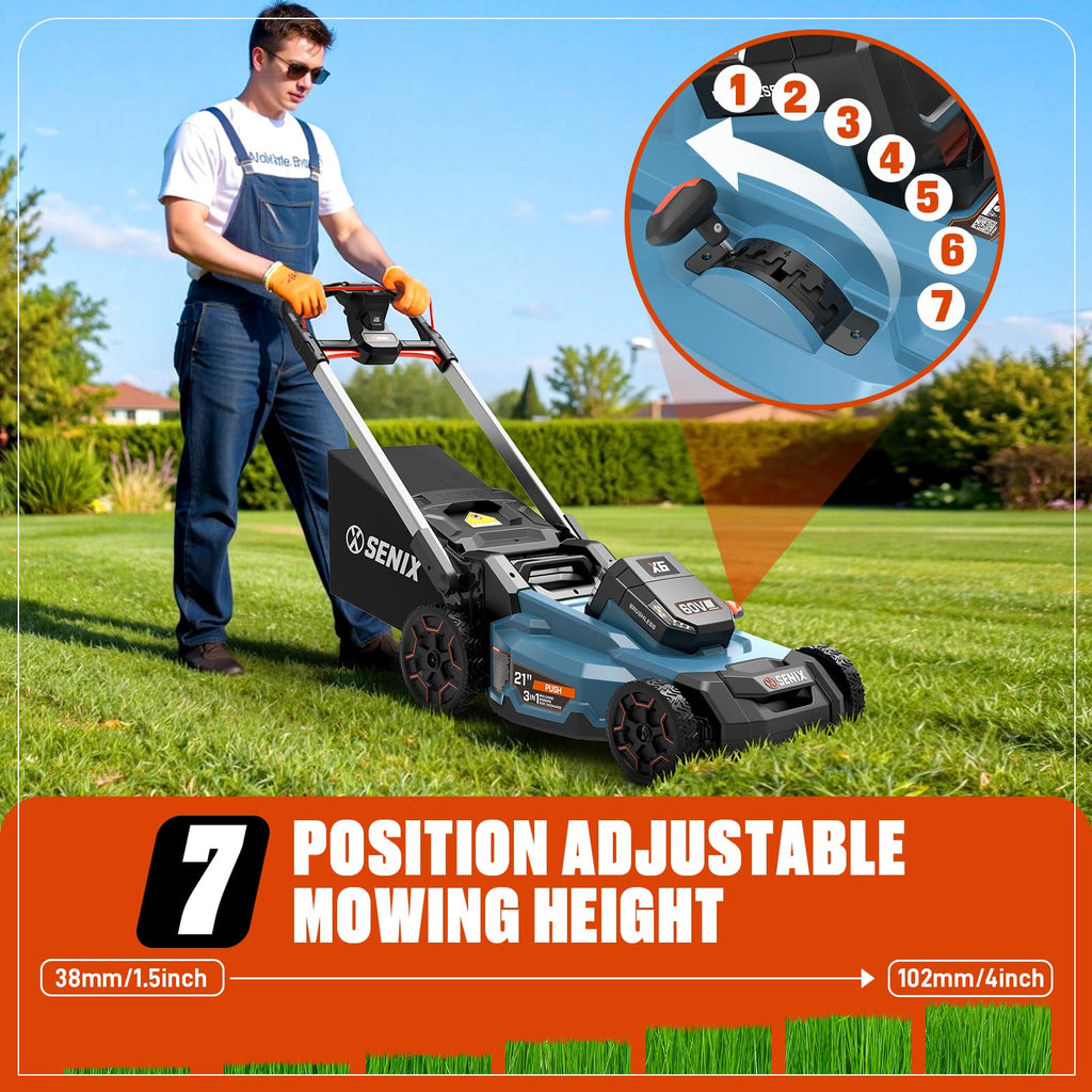 60V Electric Cordless Push Mower F7102