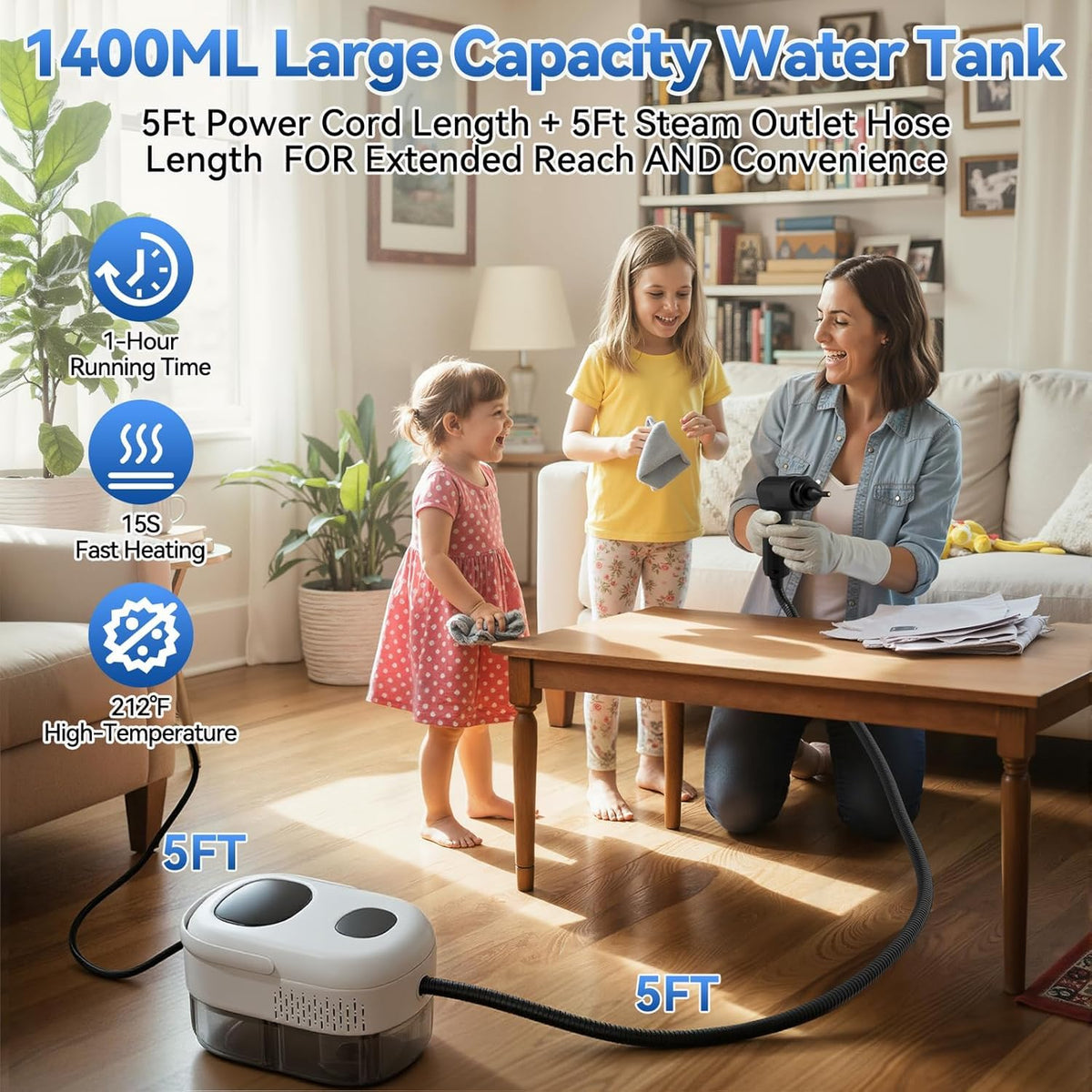 2500W High-Pressure Steam Cleaner Y502323