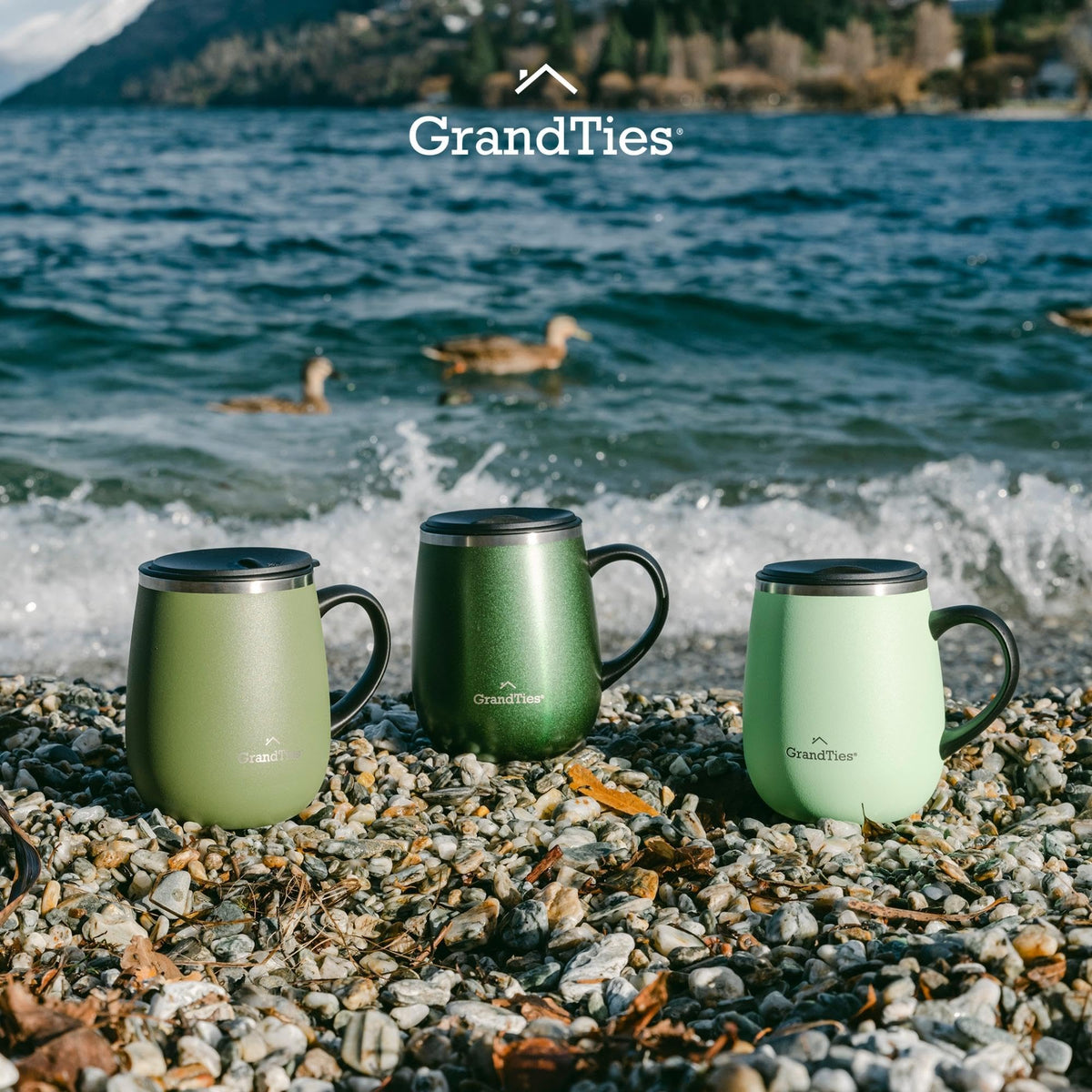 16 oz Insulated Stainless Steel Coffee Mug 2-Pack C986135