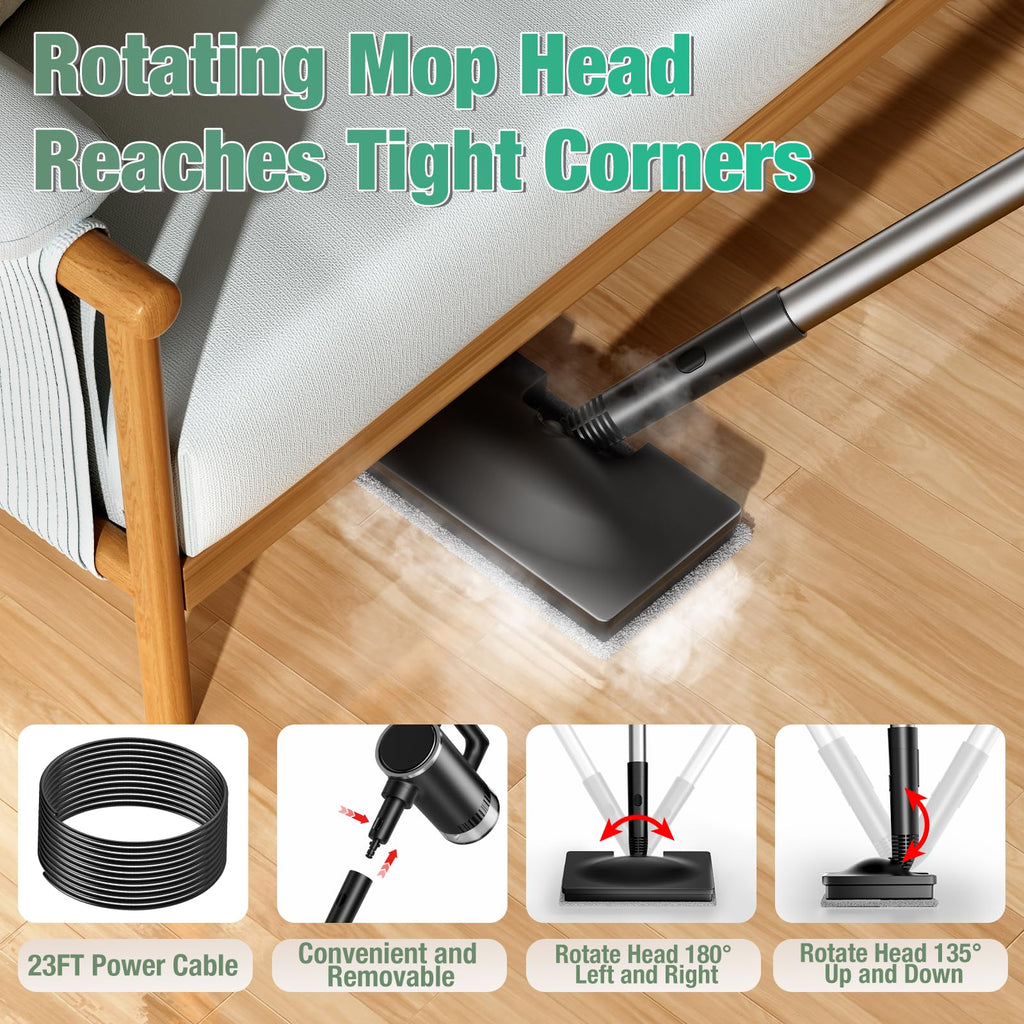 11-in-1 Detachable Handheld Steam Mop P560592