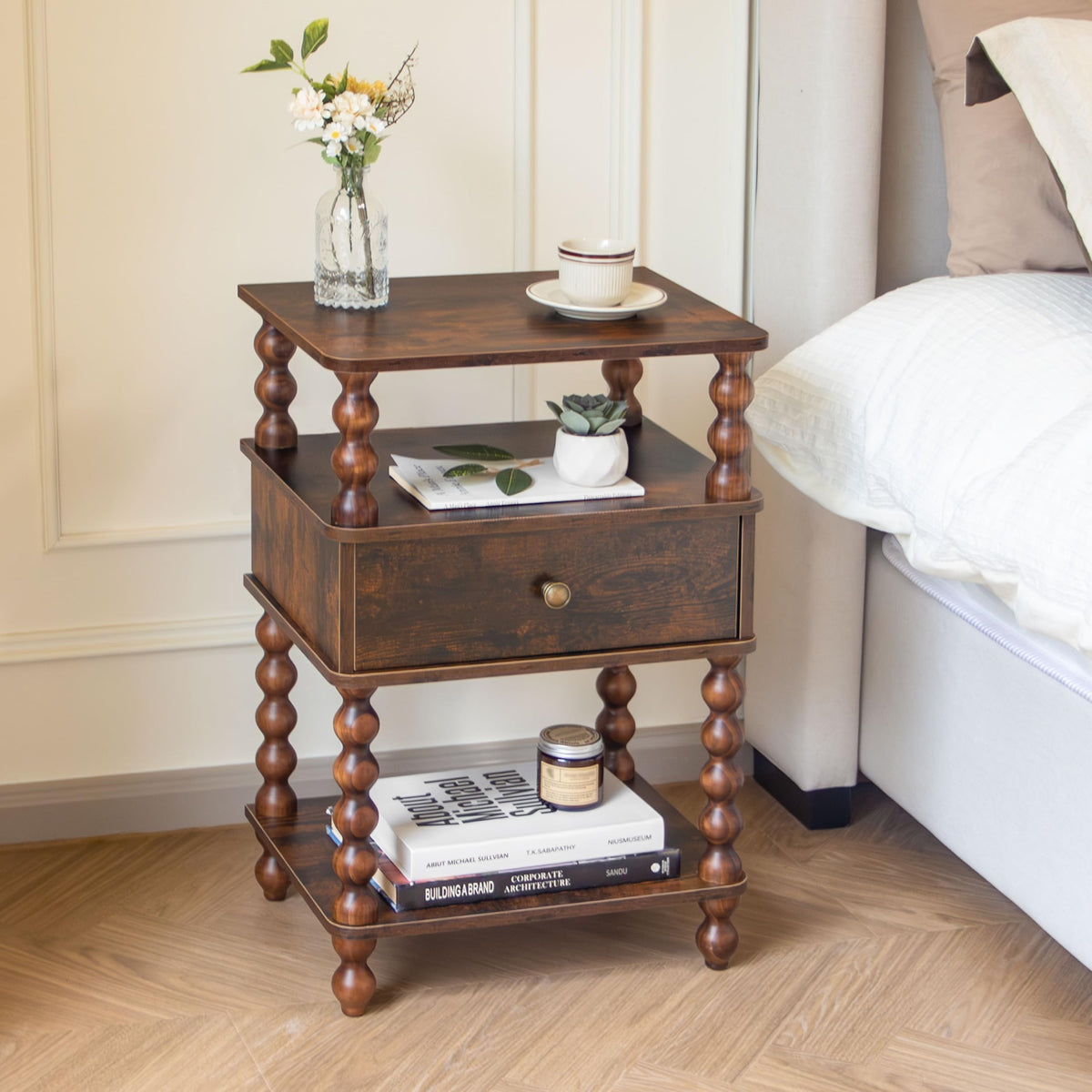 Nightstand with Drawer F414082