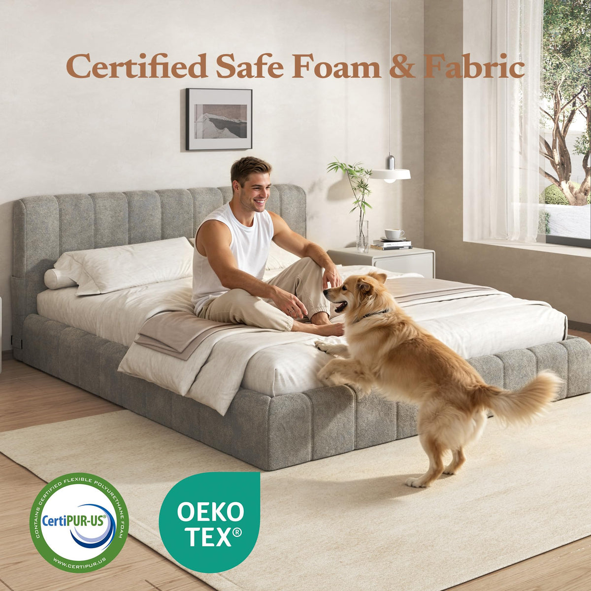 Queen Cloud Bed Frame P441