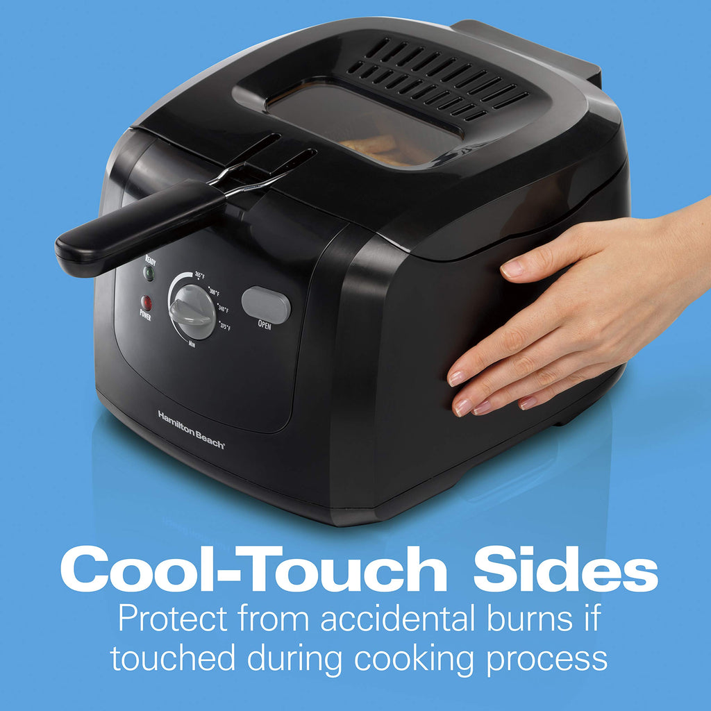 Cool Touch Electric Deep Fryer with Basket S33017