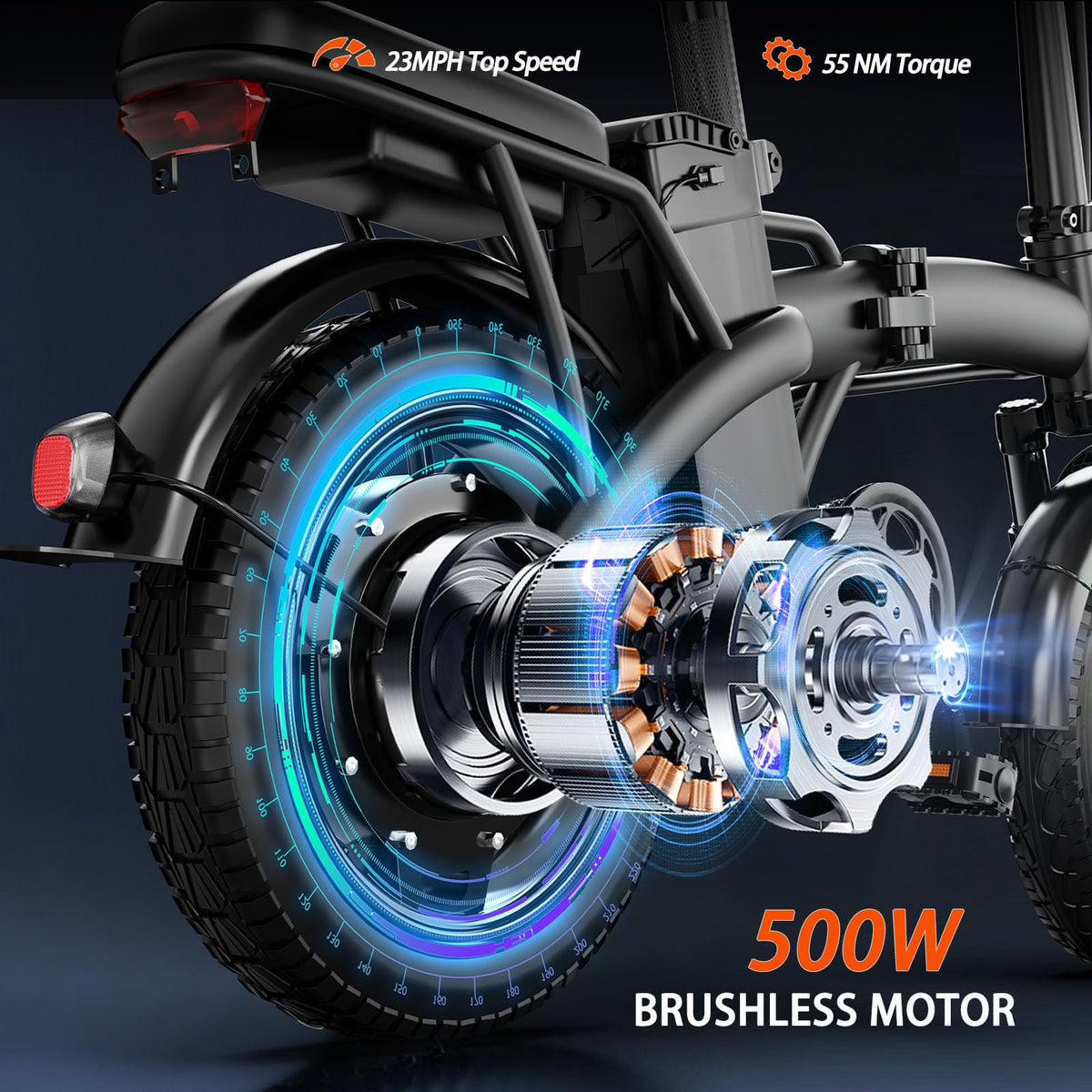 Foldable 500W Electric Bike Y52559