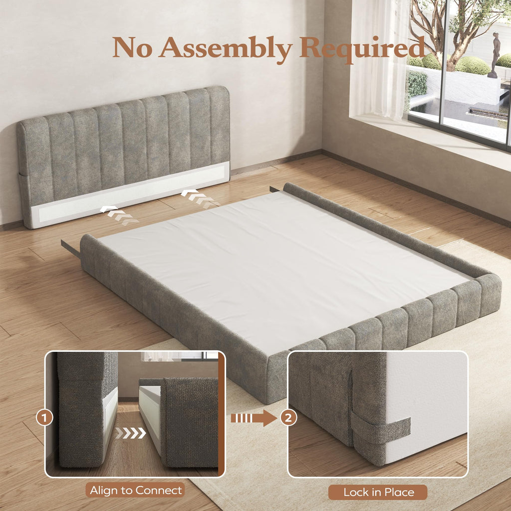 Queen Cloud Bed Frame P441