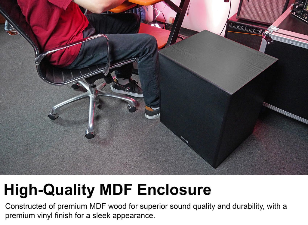 15" Black Powered Subwoofer C895