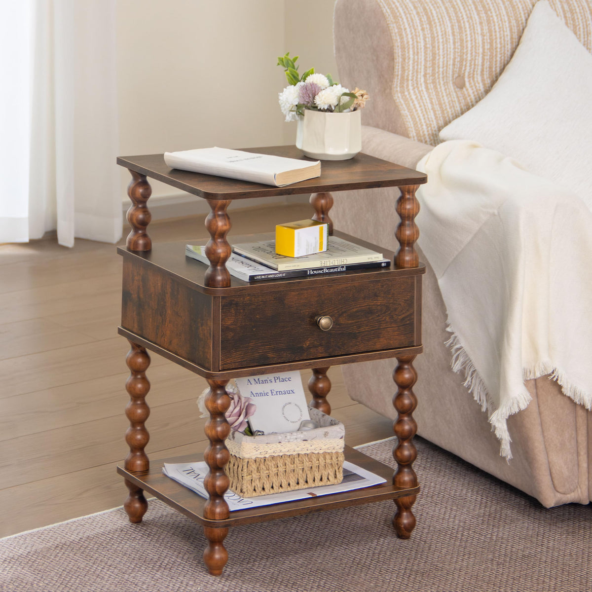 Nightstand with Drawer F414082