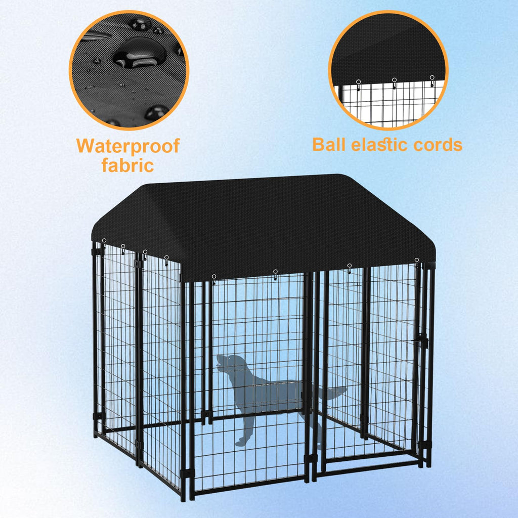 10' x 5' Heavy Duty Waterproof Oxford Cloth Dog Kennel Cover W114740