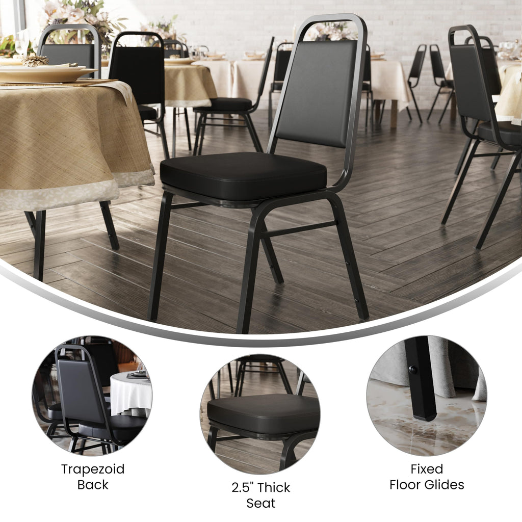 Black Stackable Banquet Chair L42512