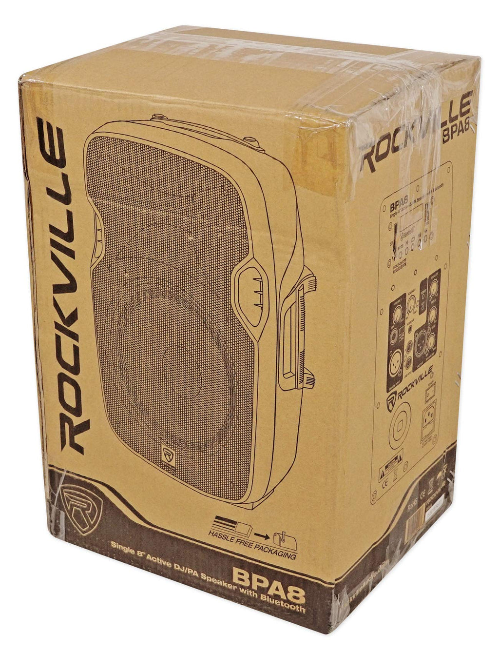 8" Powered PA Speaker with Bluetooth N6958