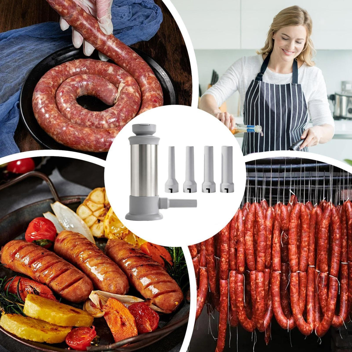 Stainless Steel Vertical Sausage Stuffer P866