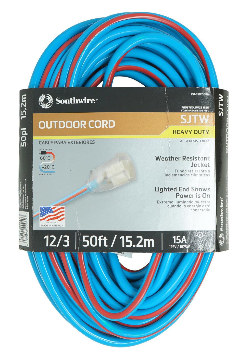 Outdoor Extension Cord 50 Feet B178044