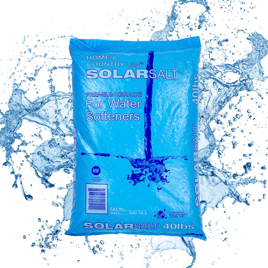 40 Pound Bag All Natural Solar Salt for Water Softener T2820