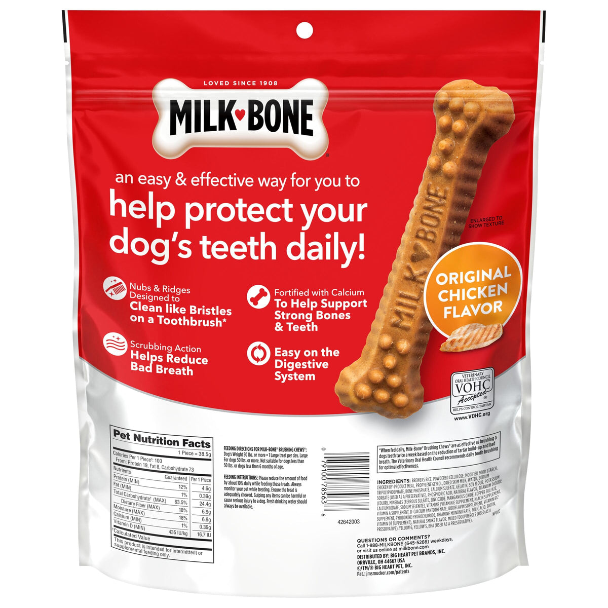 Large Daily Dental Dog Chews 33.7 oz Bag L906547