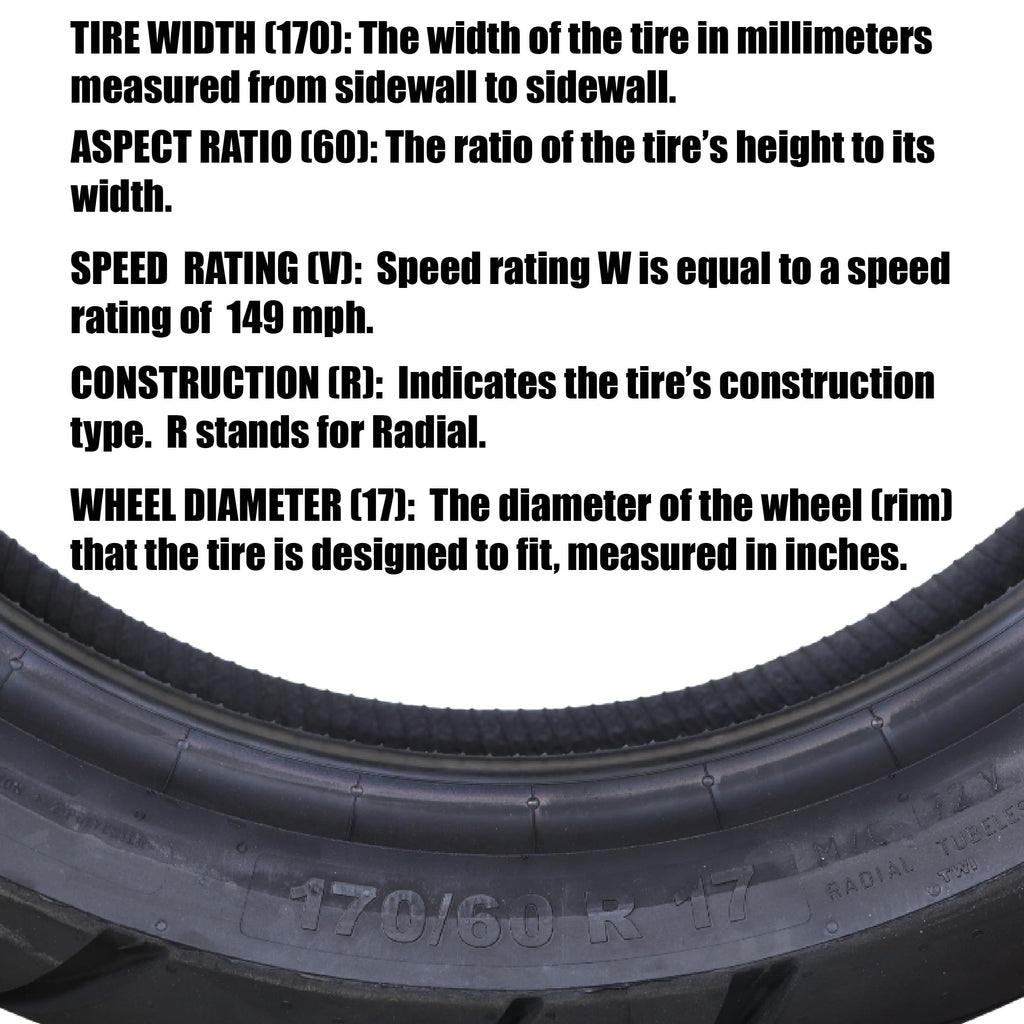 170/60R17 72V Motorcycle Tire Y529054