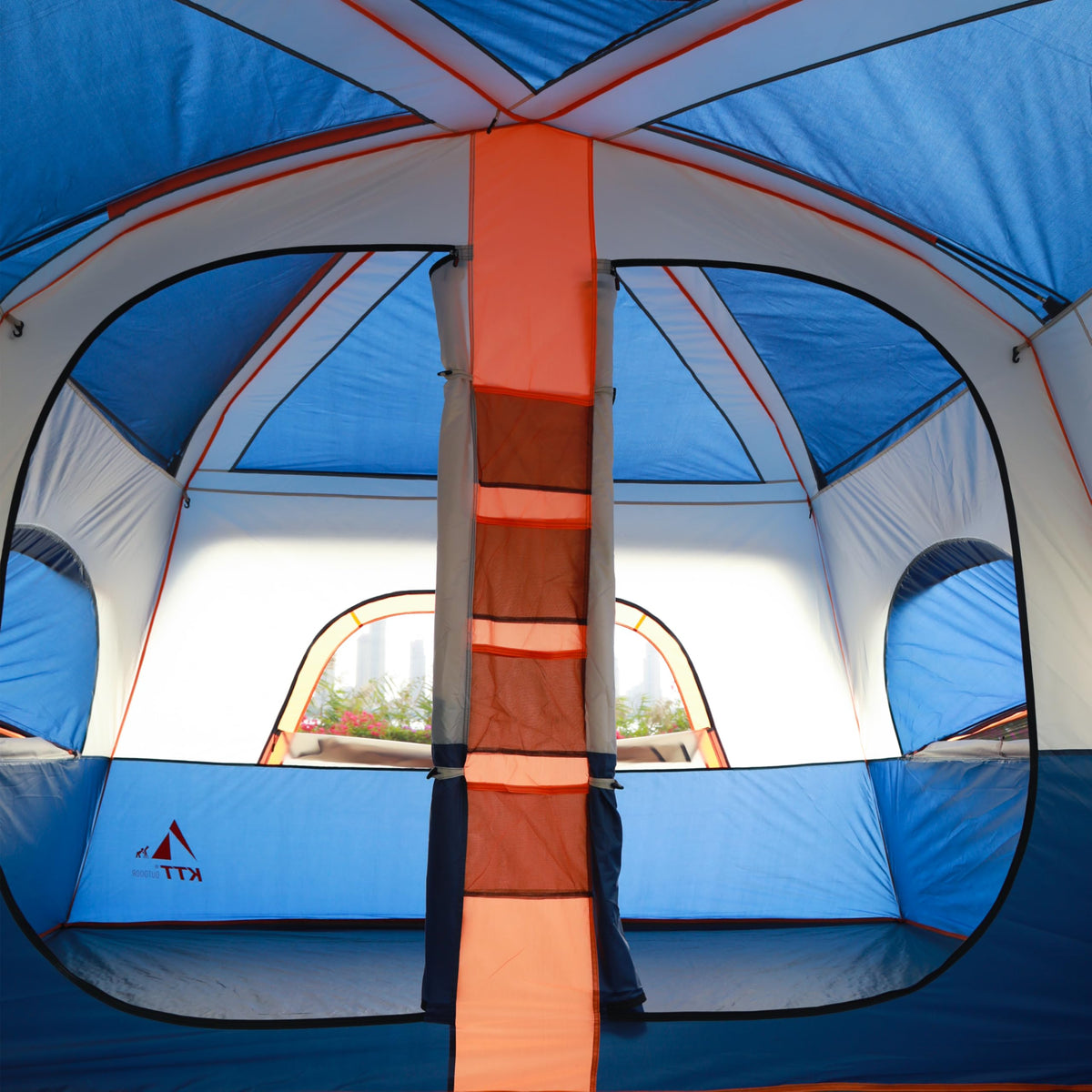 Extra Large 10-12 Person 2 Room Waterproof Double Layer Cabin Tent A211